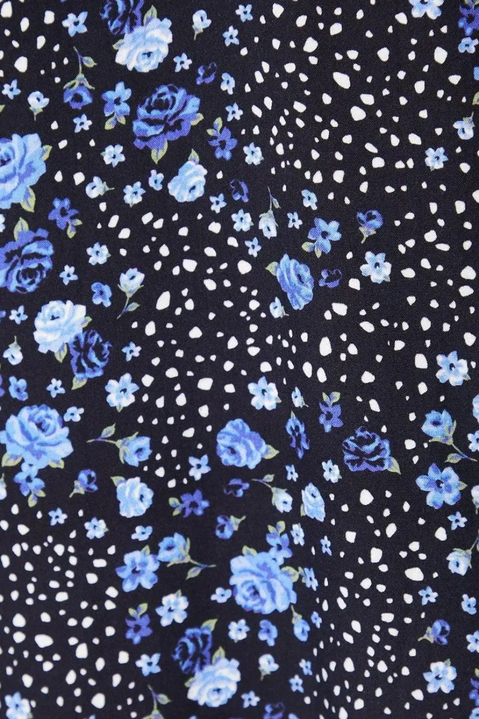 Abstract Floral Smock Mini Dress