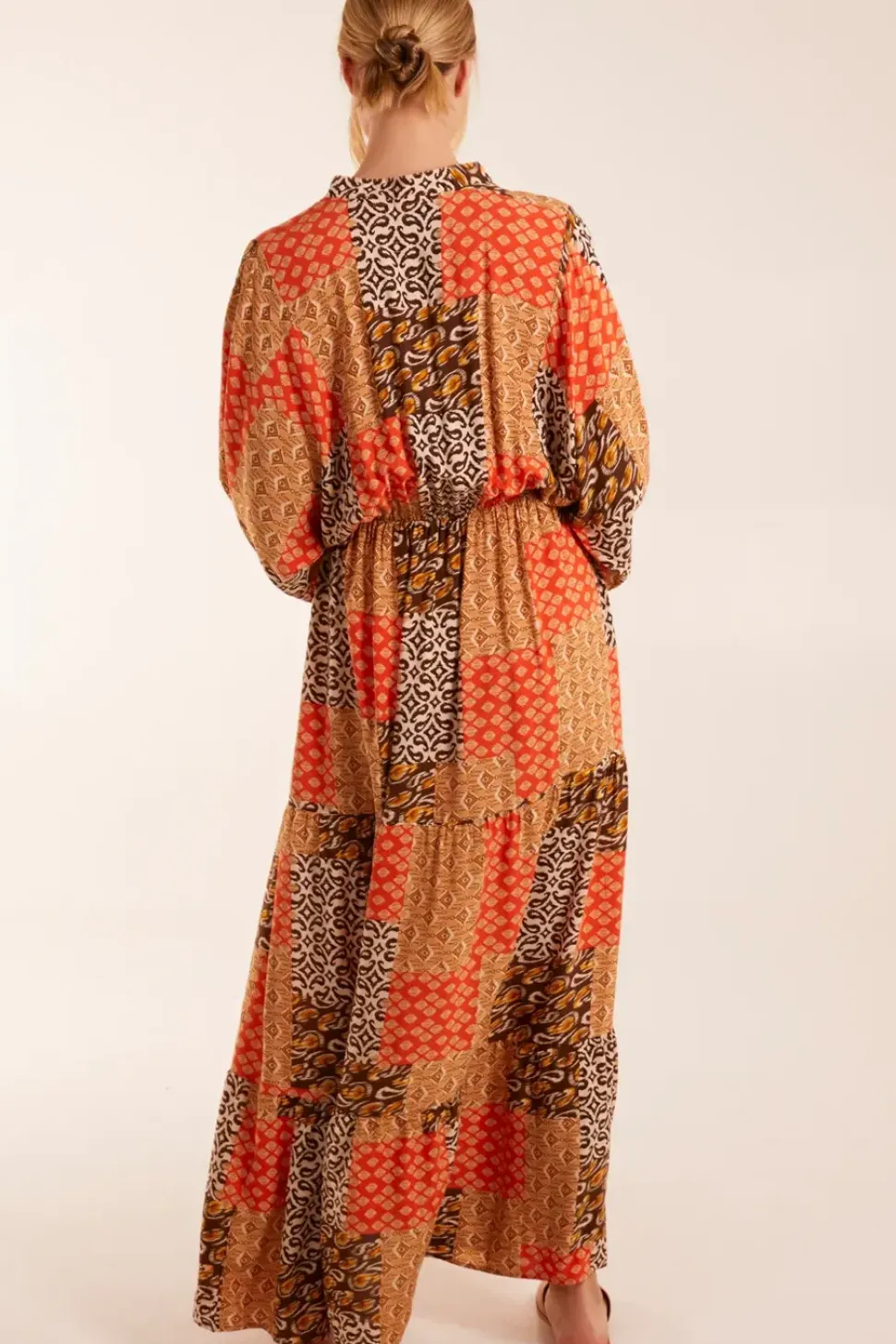 Abstract Pattern Maxi Dress