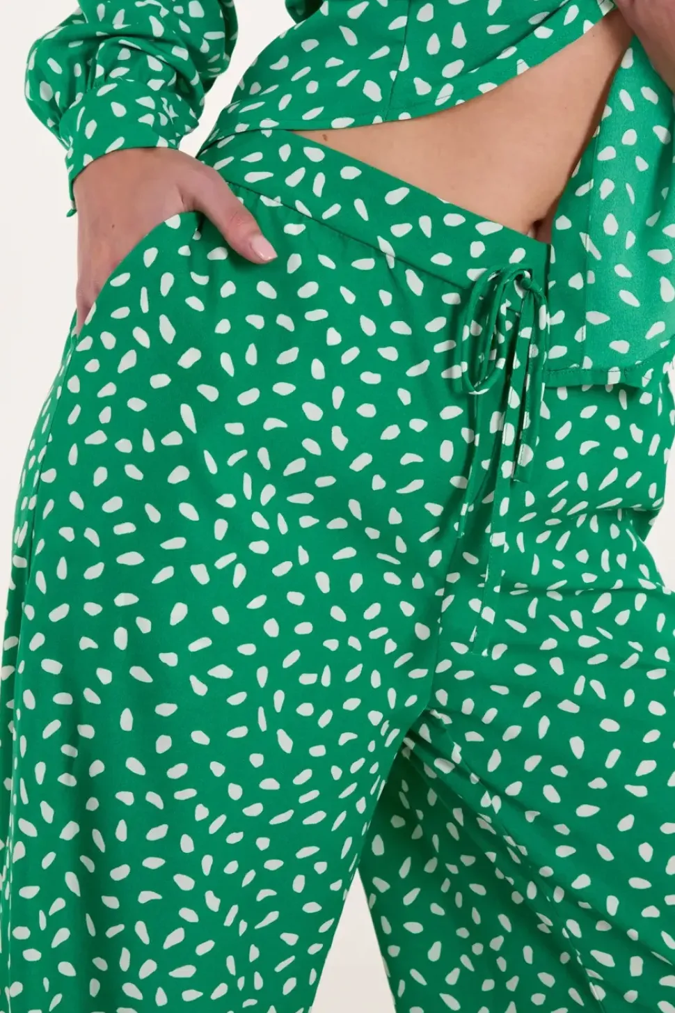 Abstract Polka Dot Trousers