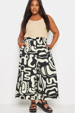 Abstract Print Culottes
