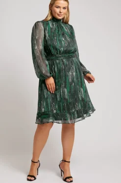 Abstract Print Mini Dress