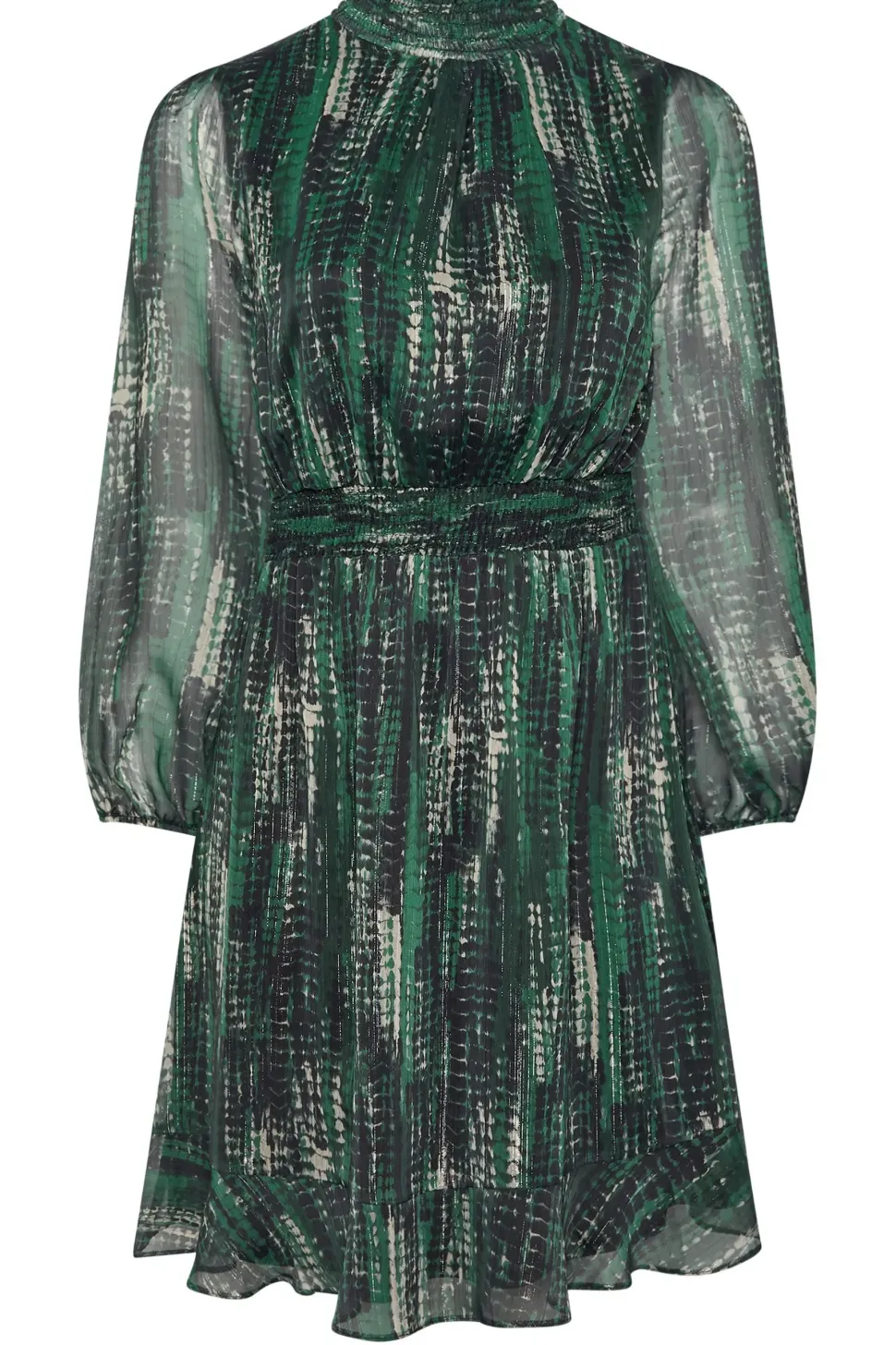 Abstract Print Mini Dress