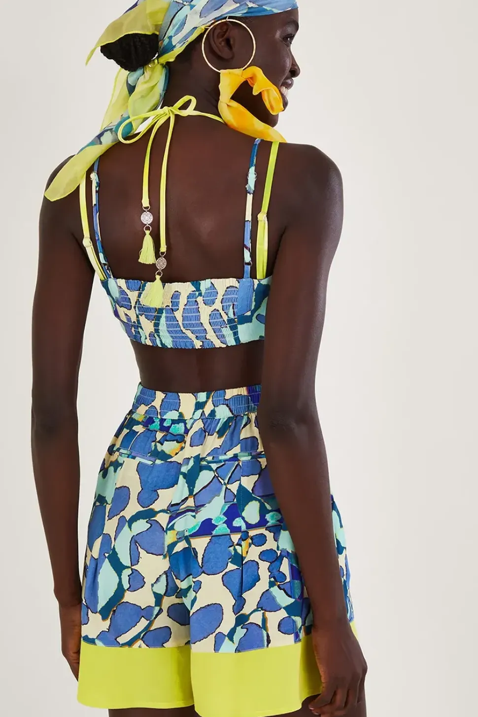 Abstract Print Shorts