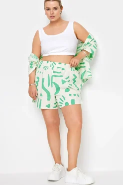 Abstract Print Shorts
