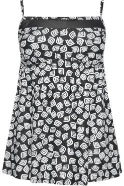 Abstract Print Swimdress