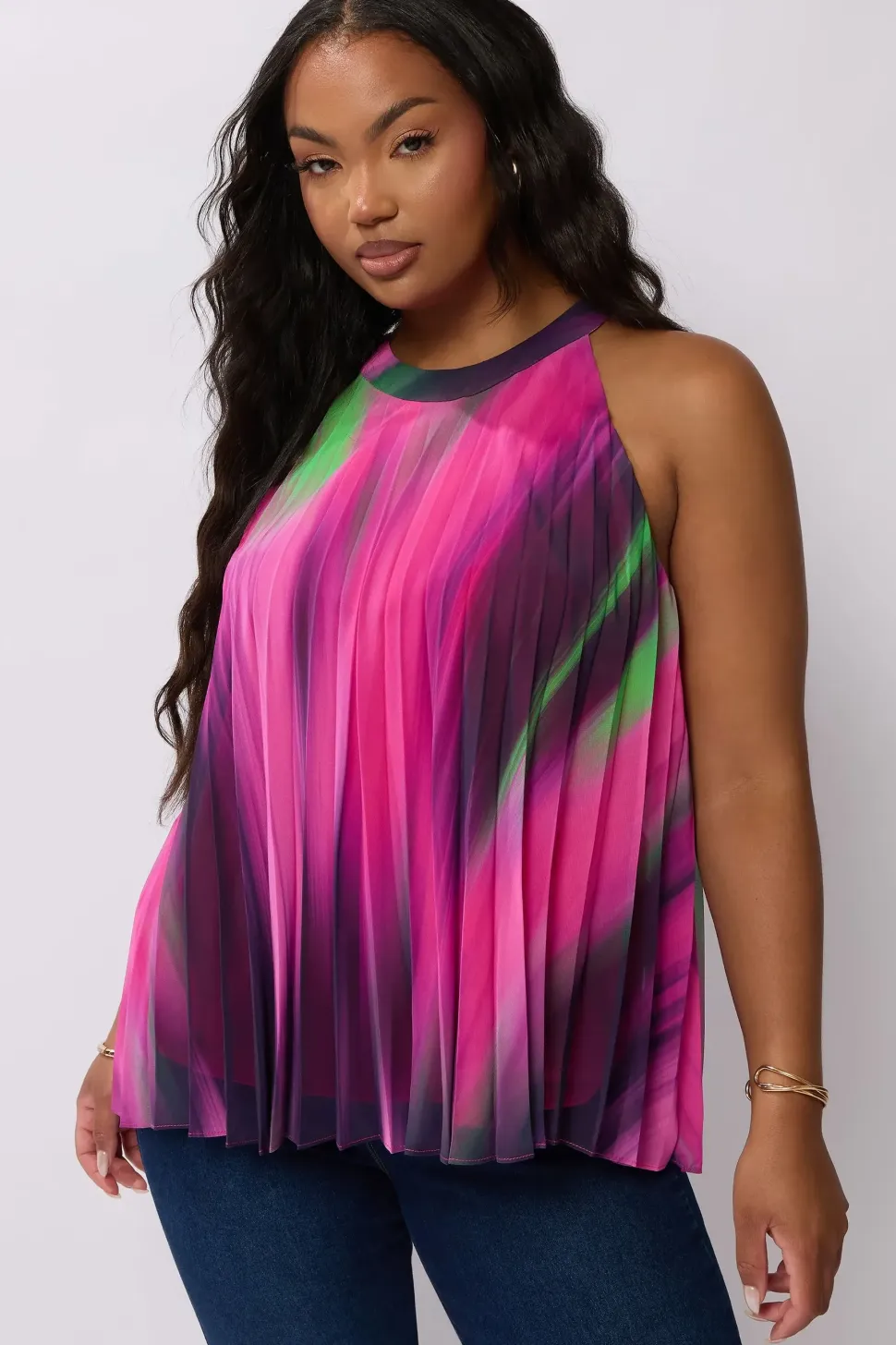 Abstract Print Top