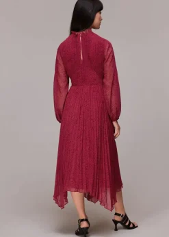 Abstract Snake Plisse Dress-