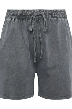 Acid Wash Jogger Shorts
