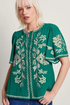 Adina Embroidered Blouse