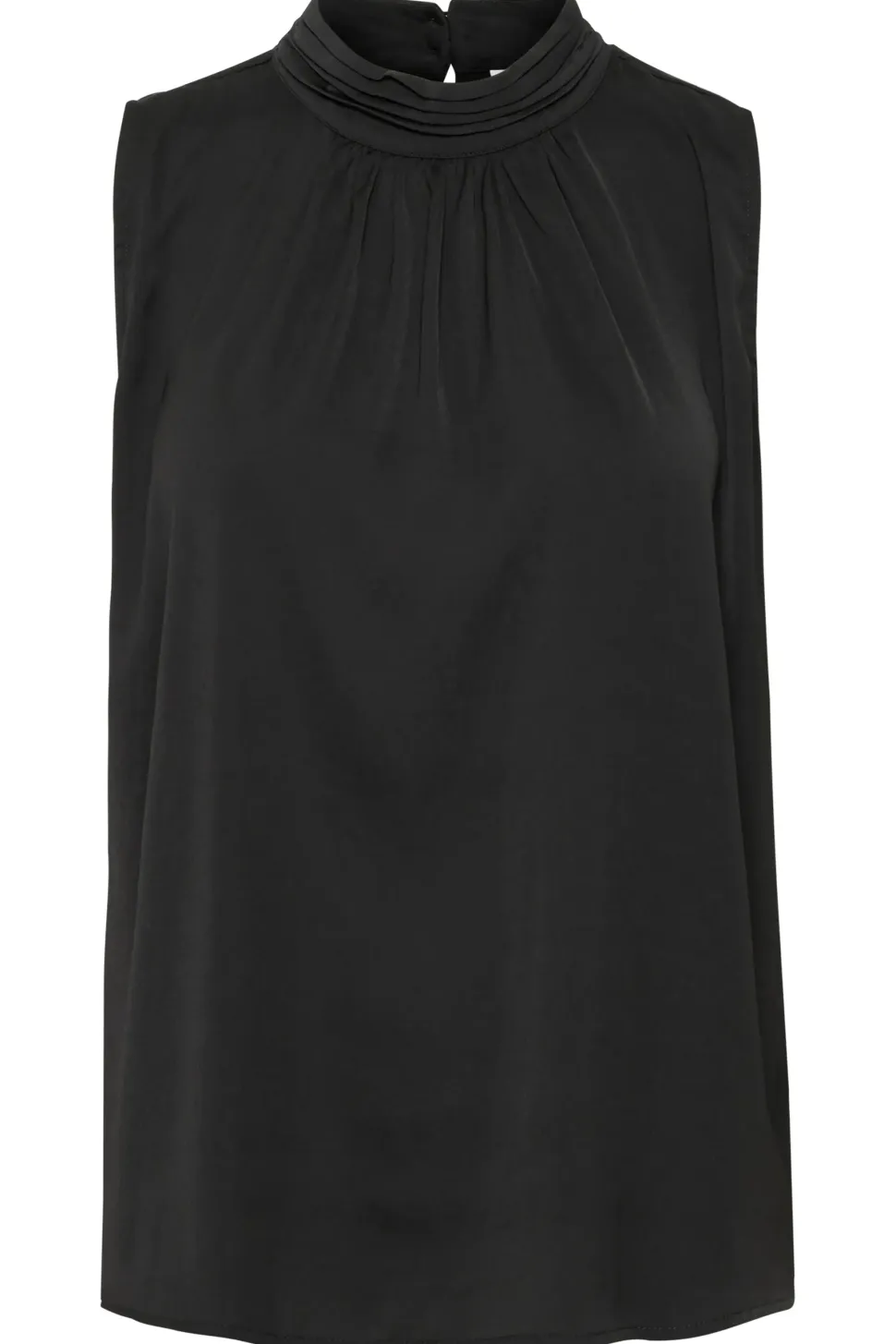 Aileen Sleeveless Pleat Blouse-