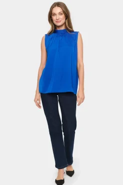 Aileen Sleeveless Top-Plain