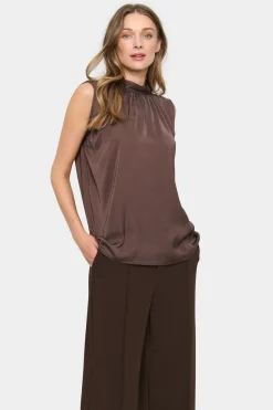 AileenSZ Sleeveless Blouse With Pleats-