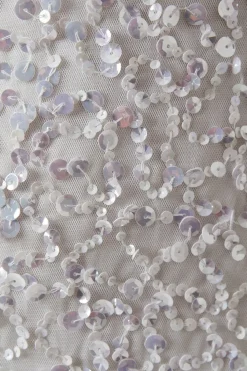 Allover Embellished Sequin Sweetheart Wedding Dress