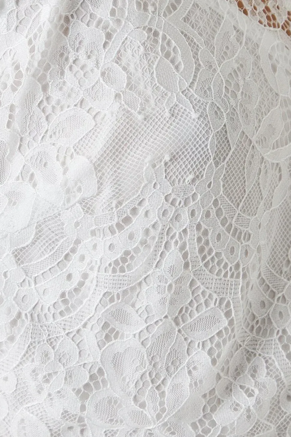 All Over Lace Long Sleeve Fishtail Wedding Dress