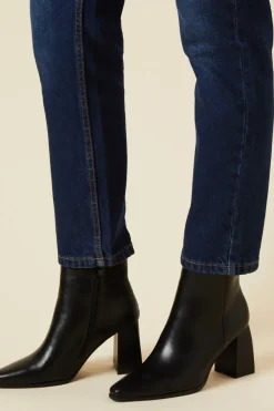 Alto Flared Block High Heel Ankle Boots