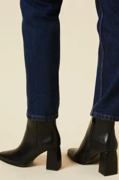 Alto Flared Block High Heel Ankle Boots
