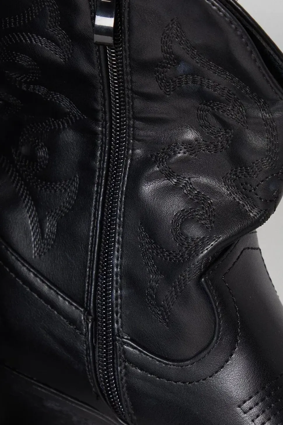 Andi Stitch Detail Western Cowboy Boots