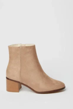 Andrea Block Heel Ankle Boots