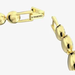 Angelic Clear Crystal Pave Gold Tone Bracelet 5505469