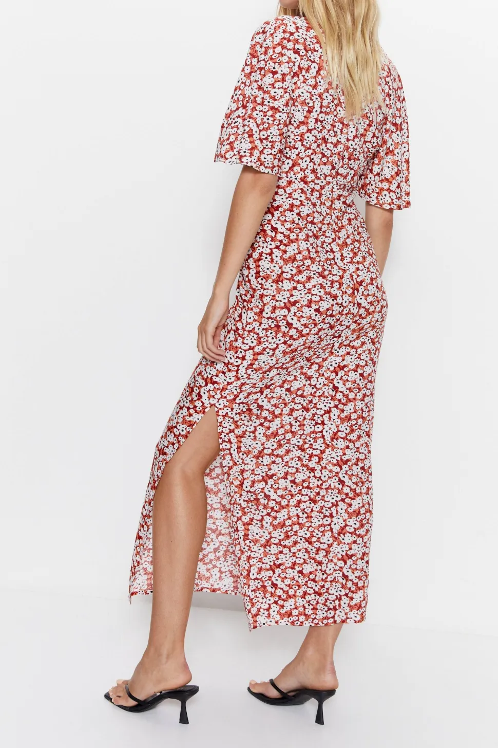 Angel Sleeve Maxi Dress