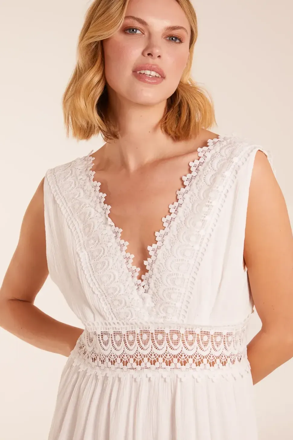 Angel Sleeve Tiered Maxi Dress