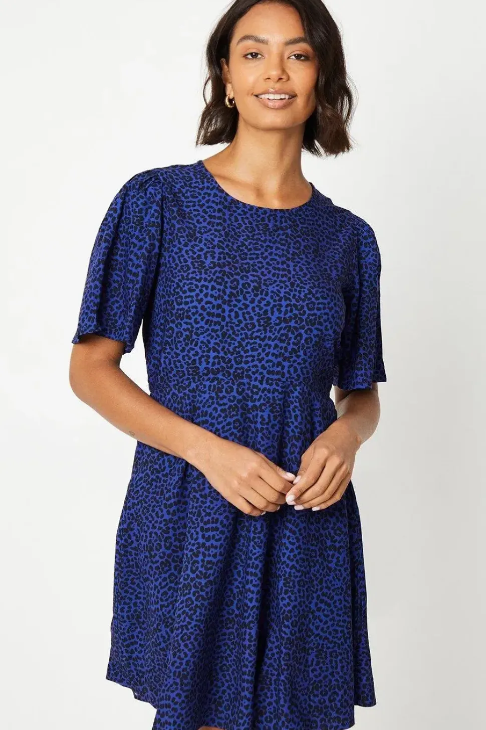 Animal Angel Sleeve Mini Dress