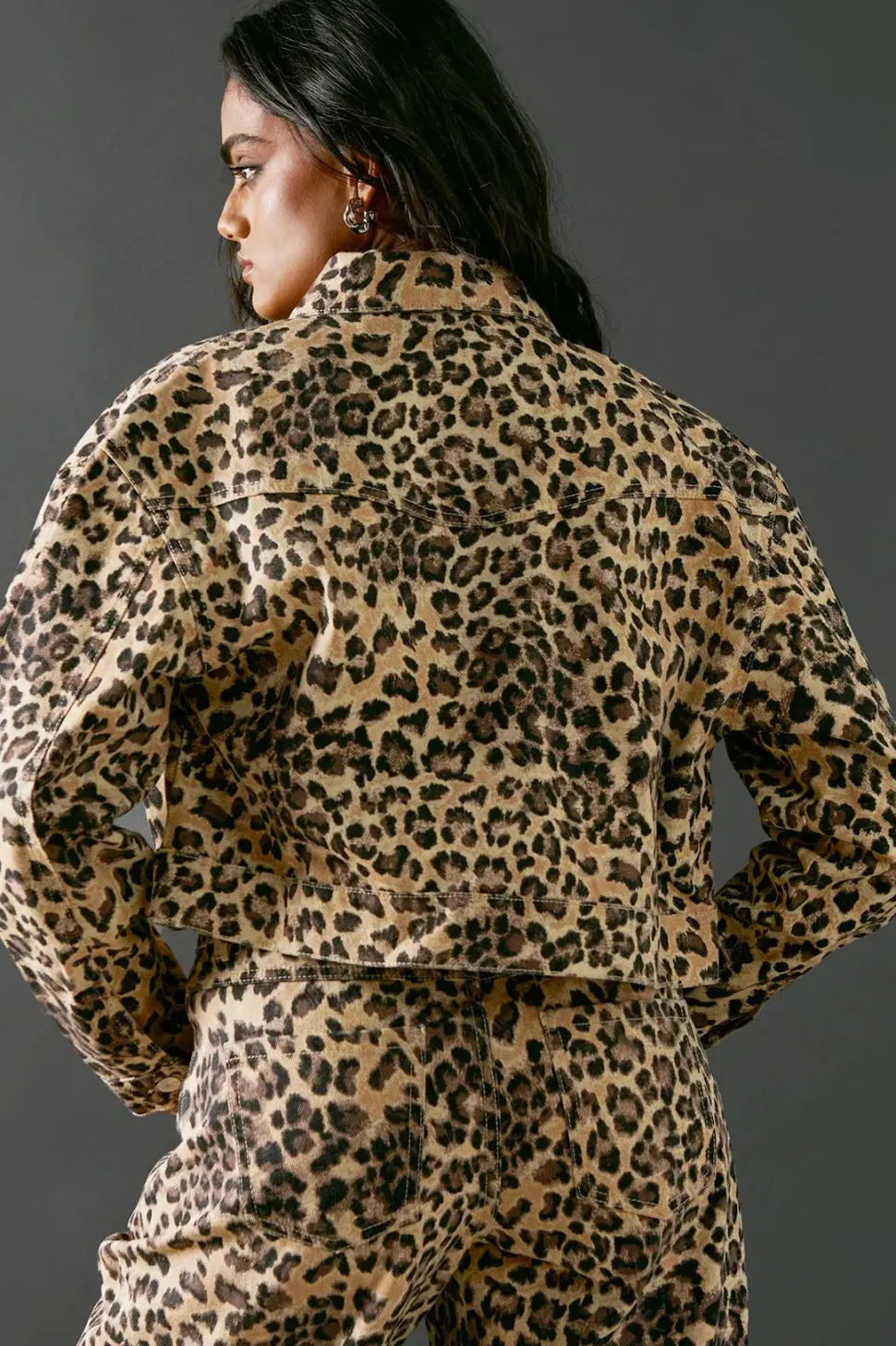 Animal Denim Boxy Jacket