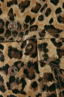 Animal Denim Boxy Jacket