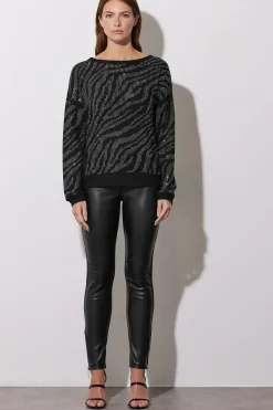 Animal Diamante Embellished Jumper