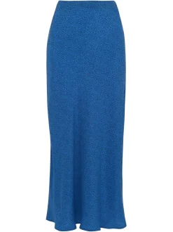Animal Fleck Print Bias Skirt-Animal Print