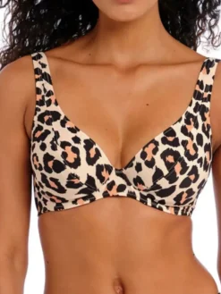 Animal Instinct High Apex Bikini Top