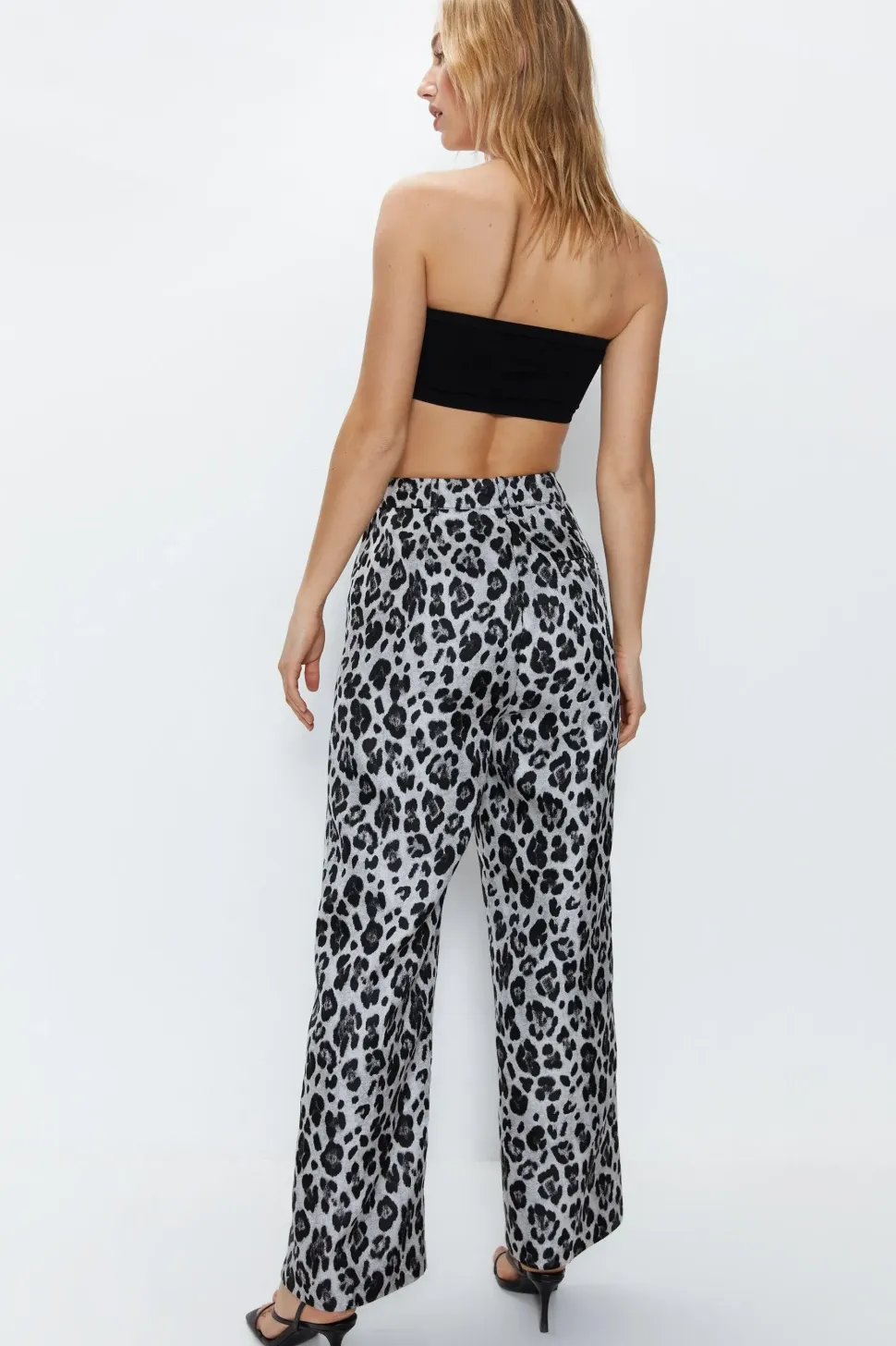 Animal Jacquard Straight Leg Trouser