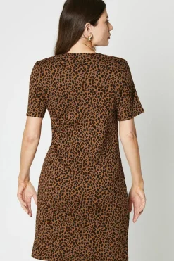 Animal Jacquard Tunic Dress