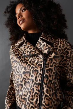 Animal Oversized Biker Jacket