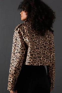 Animal Oversized Biker Jacket