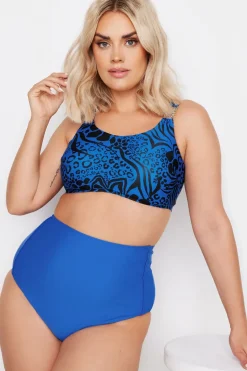 Animal Print Bikini Top