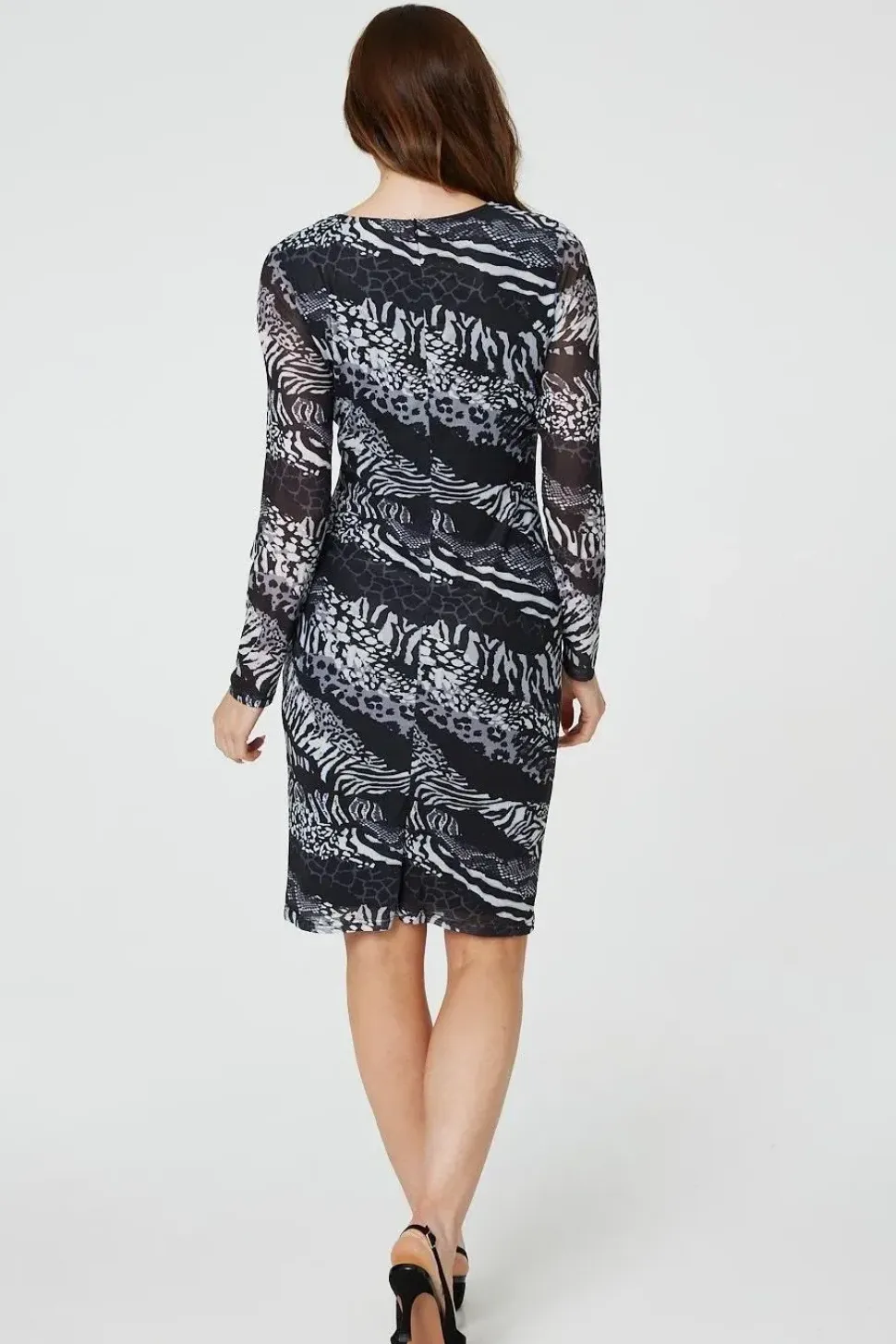 Animal Print Bodycon Short Dress