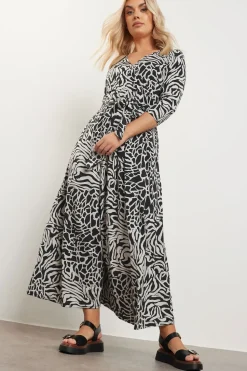 Animal Print Maxi Dress