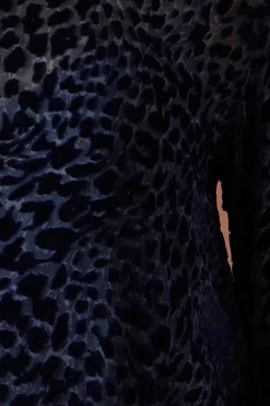 Animal Print Velvet Mini Dress