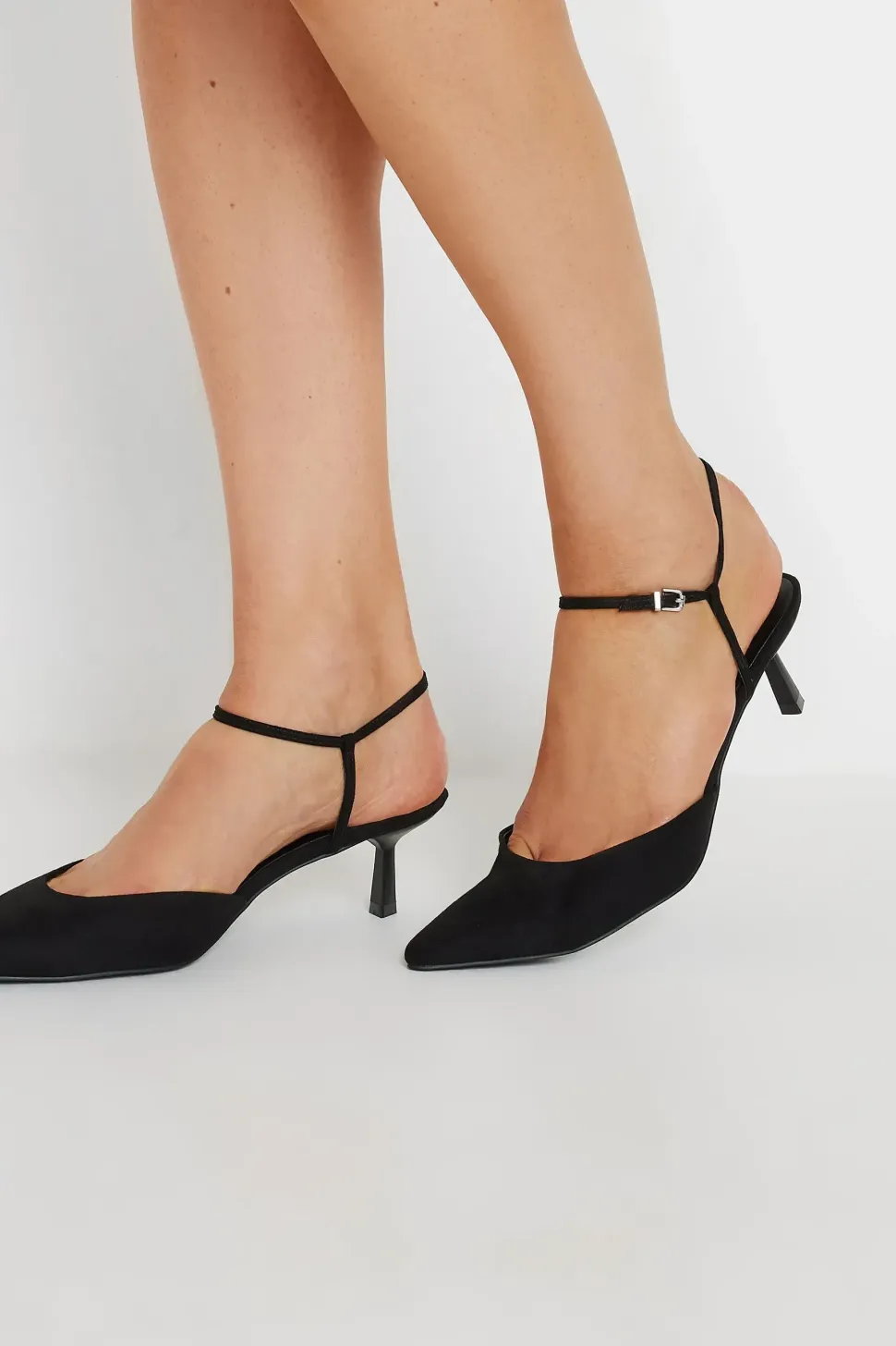 Ankle Strap Kitten Heels