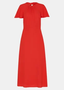 Annabelle Cape Sleeve Dress-