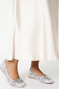 Anna Woven Ballet Pumps