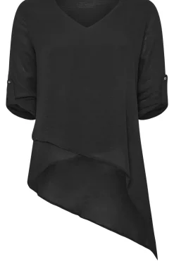 Asymmetric Hem Blouse