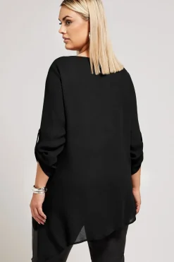 Asymmetric Hem Blouse