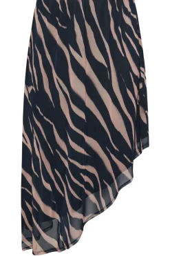 Asymmetric Mesh Skirt