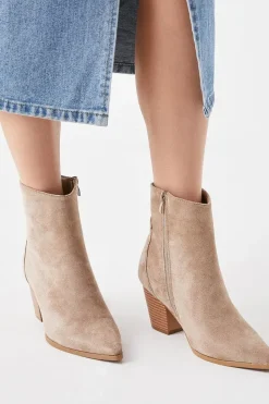 Aubrey Stacked Heel Western Cowboy Boots