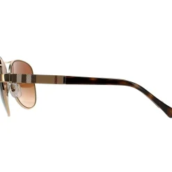 Aviator Gold Brown Brown Gradient Sunglasses