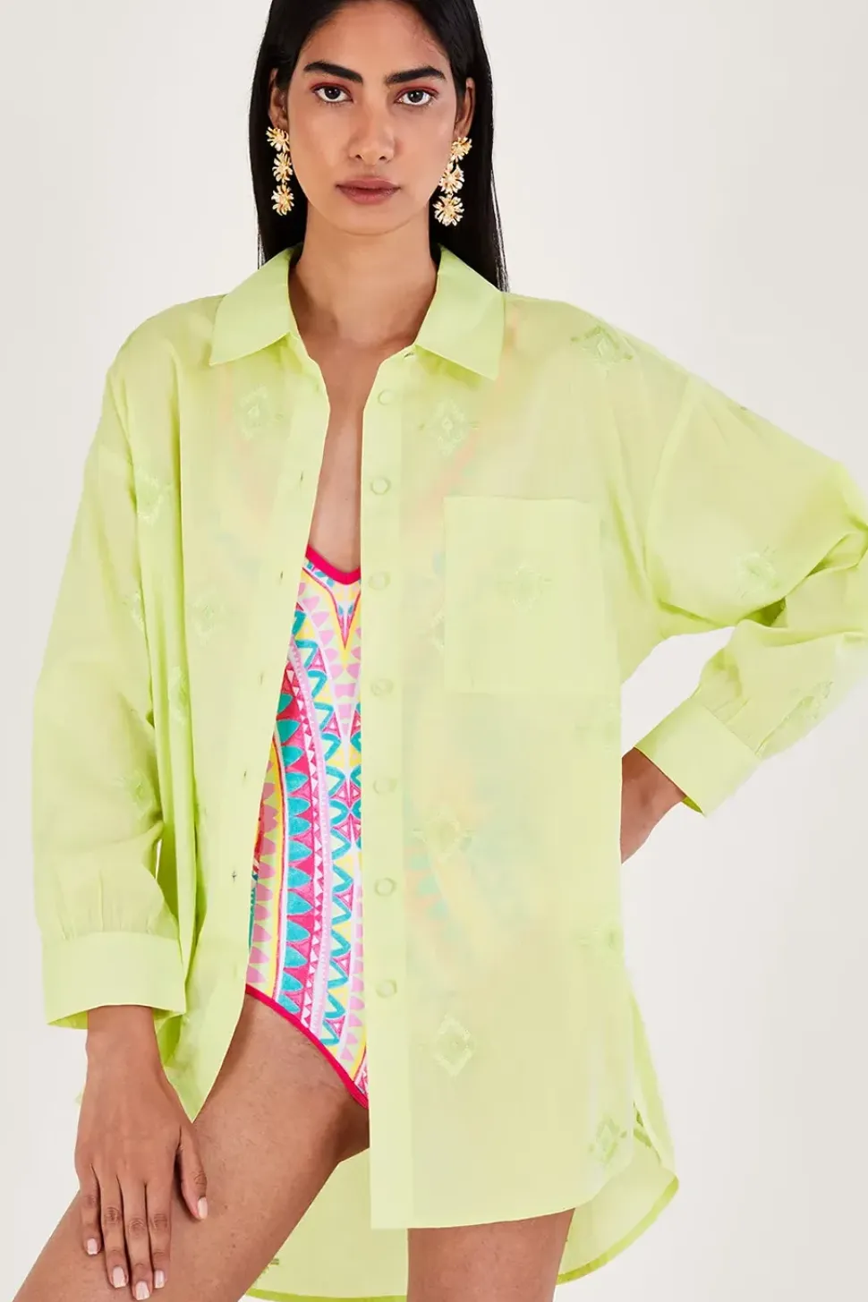 Aztec Diamond Beach Shirt