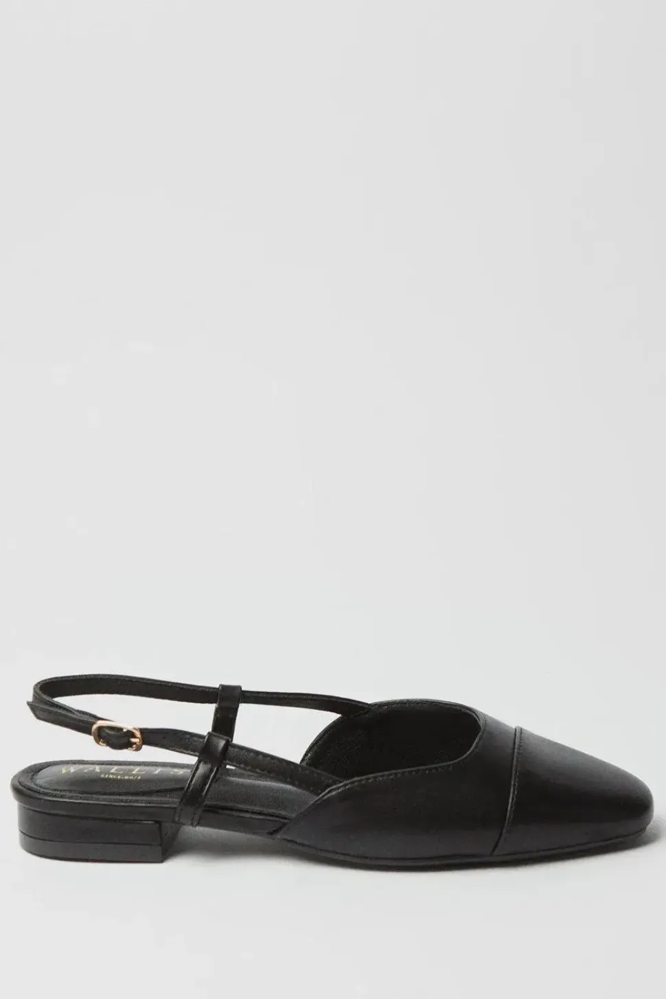 Bailey Slingback Soft Square Toecap Flat Pumps