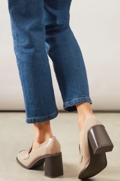 Bai Patent High Heel Penny Loafer